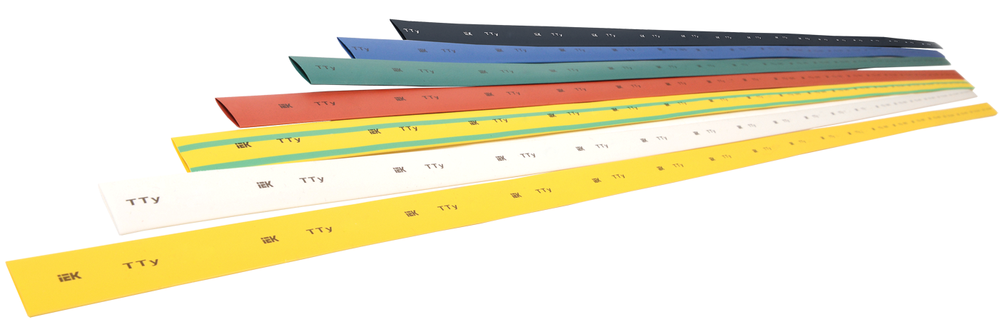 Трубка термоусадочная ТТУ 12/6 желт./зел. 1м IEK UDRS-D12-1-K52 (20шт.)