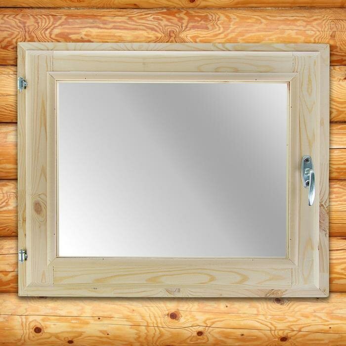 Окно, 50×60см, двойное стекло хвоя - фотография № 1