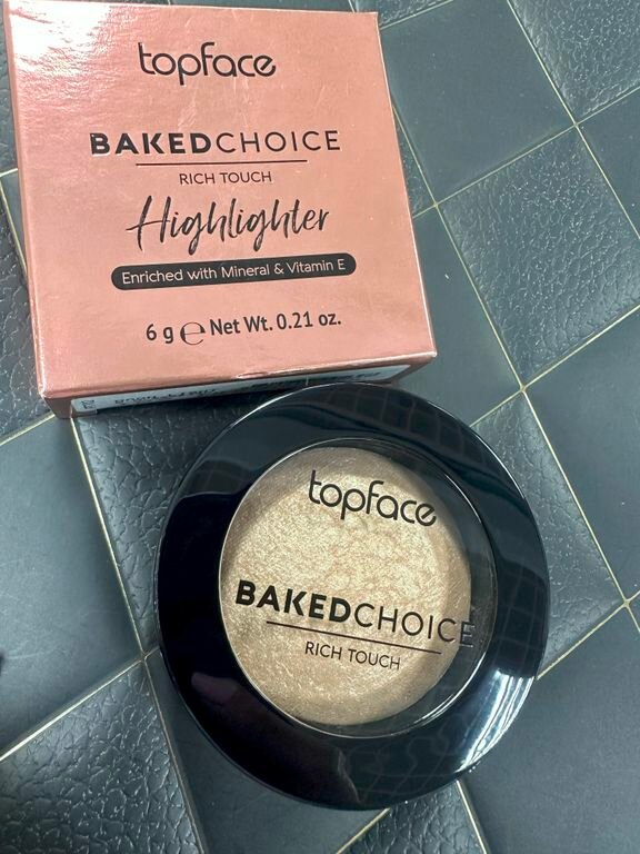 Topface хайлайтер запеченный Baked Choice Rich Touch РТ702 тон 102 moon light