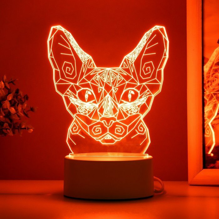 Светильник "Сфинкс" LED белый 11х9,5х13 см (комплект из 2 шт) - фотография № 3