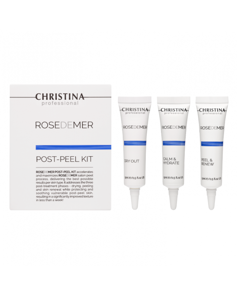 Christina Набор для постпилингового ухода (3 препарата) - Rose de Mer Post Peel Kit