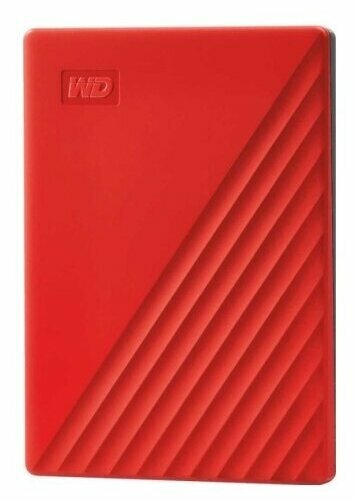 Внешний жесткий диск WD Внешний жесткий диск 2ТБ 2.5 Western Digital My Passport WDBYVG0020BRD, красный (USB3.0) (ret)