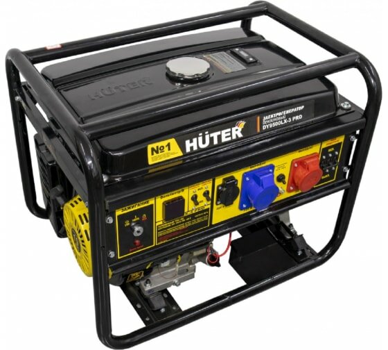 Электрогенератор Huter DY9500LX-3 PRO-электростартер 380В/220В