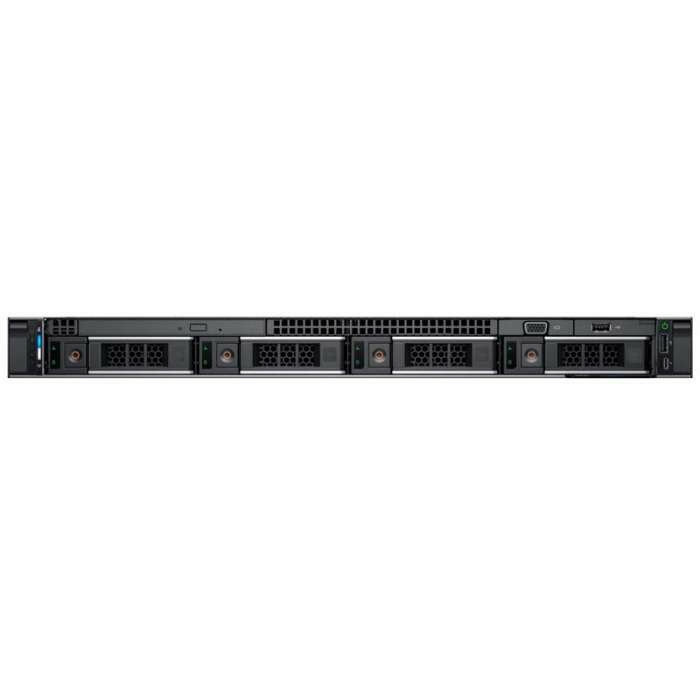 Шасси серверное DELL PowerEdge R440 1U/ 4LFF/ 1xHS/ PERC H750/ 2xGE/ 1x550W/ RC1: 1xFH / iDRAC9 Ent/ Bezel noQS/ Sliding Rails/ noCMA/ 3YBWNBD