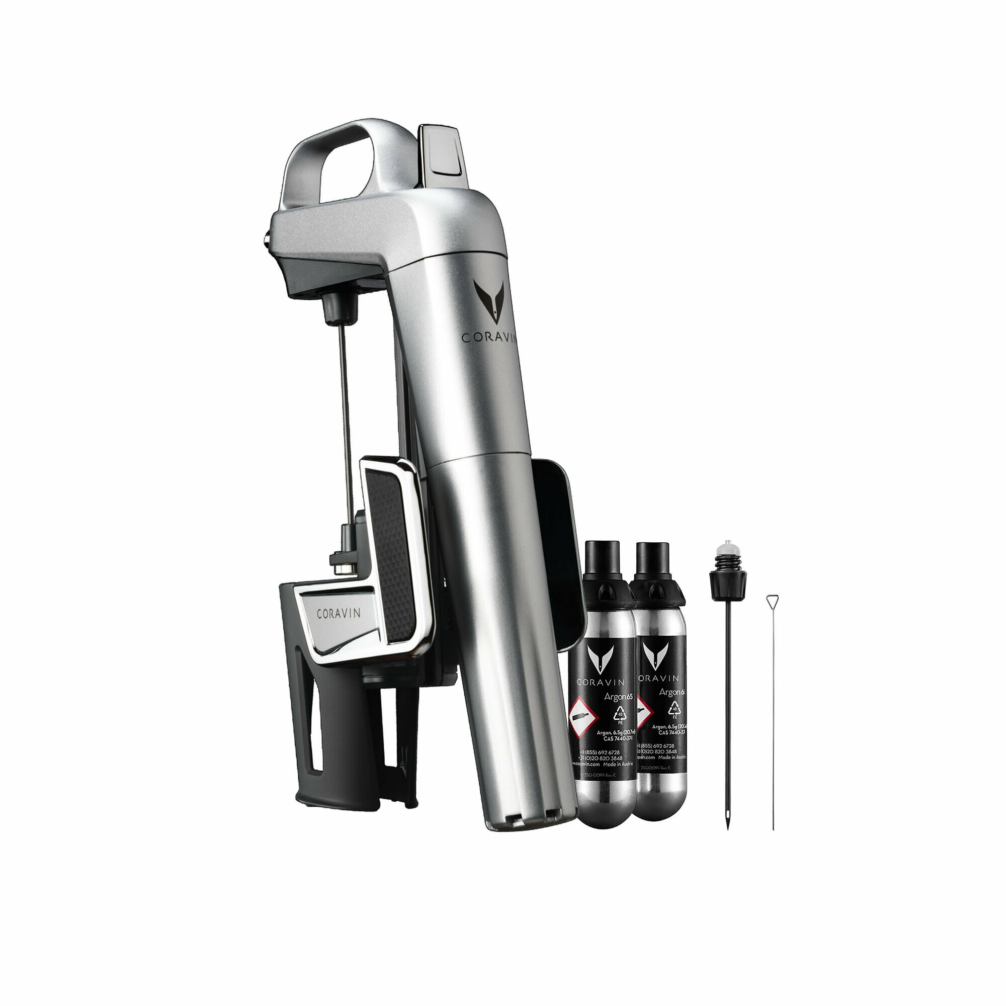 Система розлива вина Coravin Model Two Elite Silver