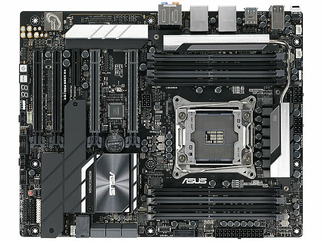 Материнская плата ASUS Материнская плата Socket2066 ASUS WS X299 PRO/SE (iX299, 8xDDR4, M.2, U.2, SATA III, RAID, 4xPCI-E, 2x1Гбит LAN, USB3.1, ATX) (ret)