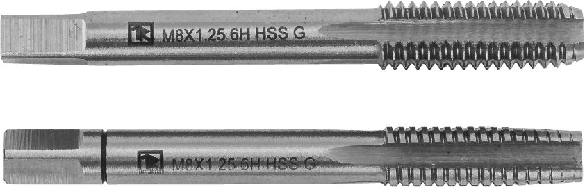 Метчик М7 х 100 ручной HSS-G 2 шт. Thorvik T-Combo THORVIK MT71S2 | цена за 1 шт