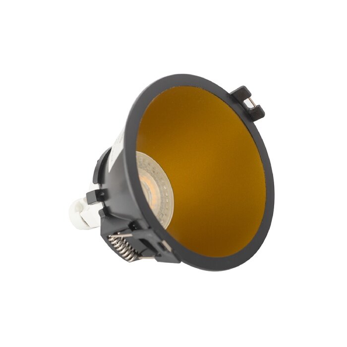 Светильник встраиваемый Denkirs DK3026 IP20, 10Вт, GU5.3, LED, черный, золотой, пластик - фотография № 4