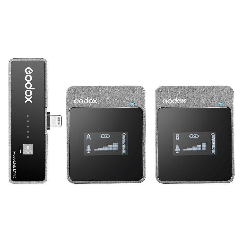 Микрофон Godox MoveLink LT2, беспроводной, всенаправленный, Lightning