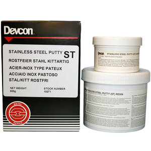 Фото Devcon Stainless Steel Putty (ST) 0,5 кг Эпоксидная мастика с наполнителем из нержавейки
