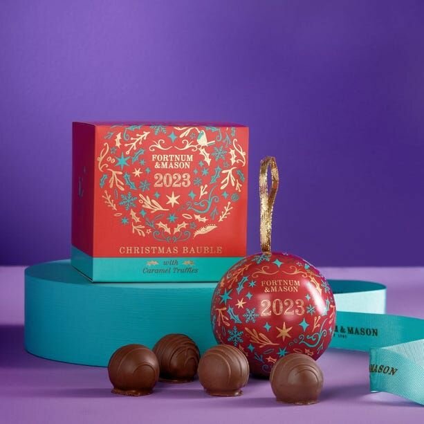 Конфеты Fortnum and Mason Christmas 2023 Caramel Truffle Bauble 2х55 гр - фотография № 5