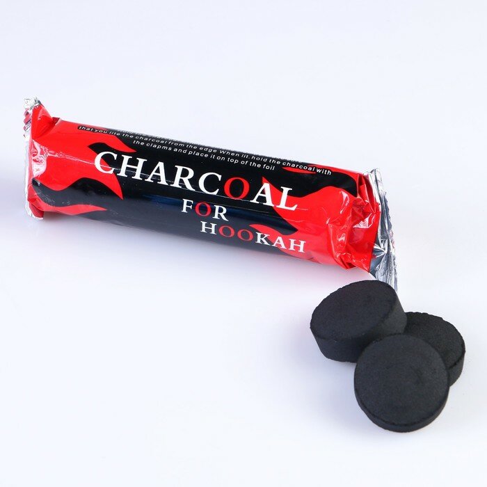 Уголь древесный "Charcoal", в пачке 10 таблеток - фотография № 1
