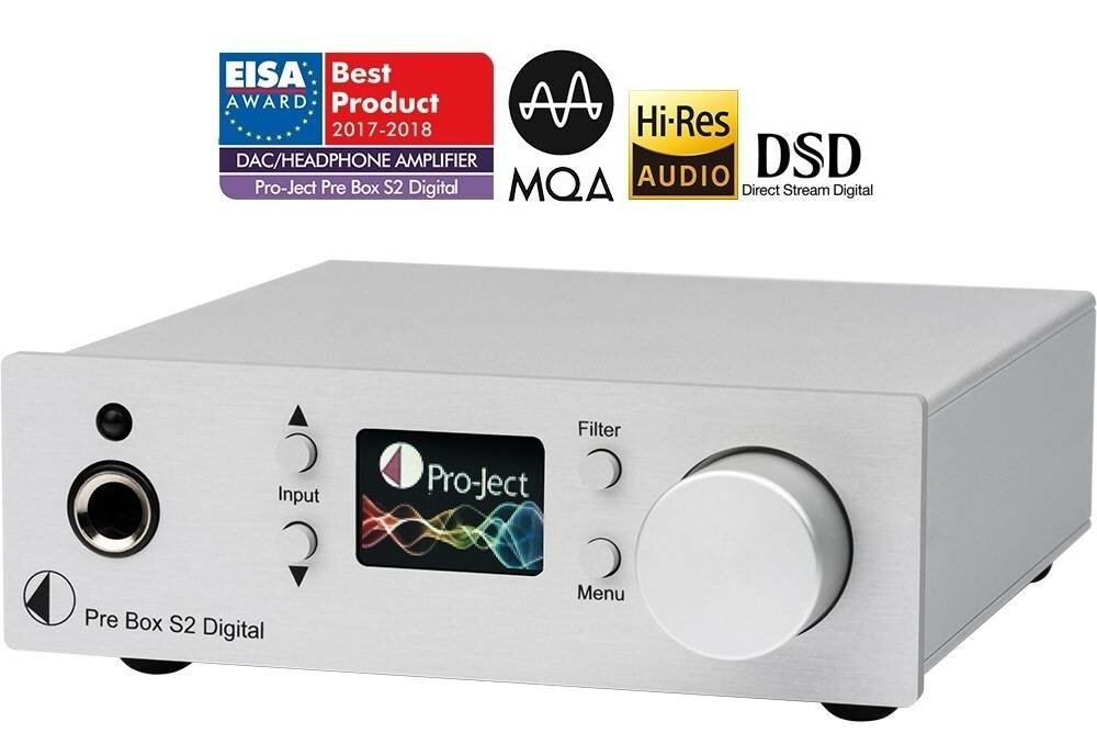  (DAC) Pro-Ject Pre Box S2 Digital, silver