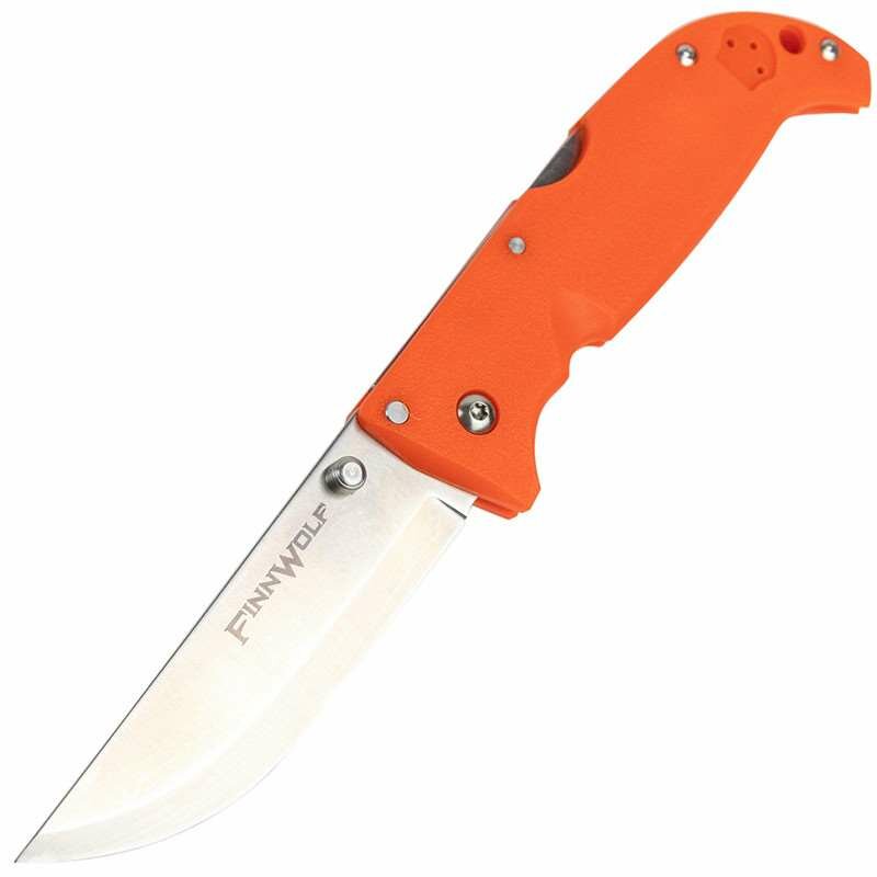 Cold Steel Склданой нож Finn Wolf Blaze Orange сталь AUS-8A, рукоять Griv-Ex (20NPJ)