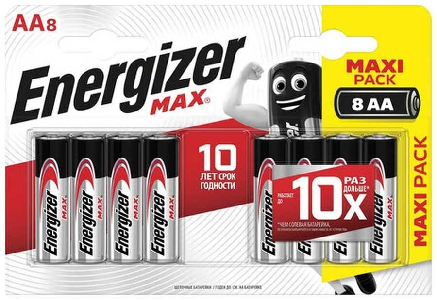 Батарейка Energizer AA Max (8шт.) E301531301