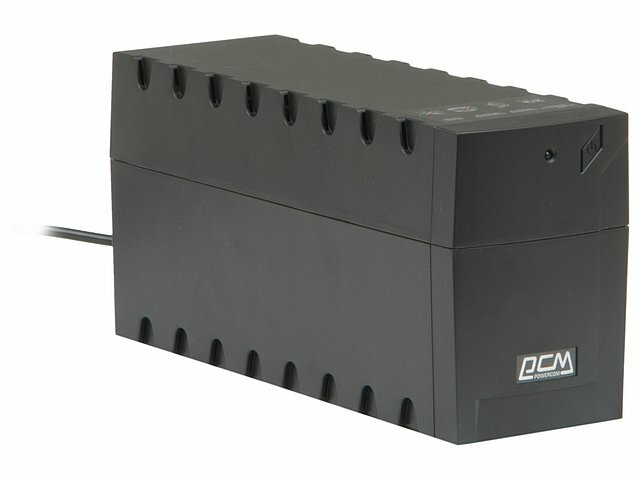 Источник бесперебойного питания Powercom Источник бесперебойного питания 600ВА Powercom Raptor RPT-600A, Schuko, черный