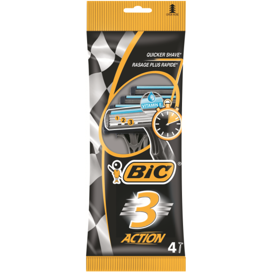 Одноразовый бритвенный станок BIC 3 Action