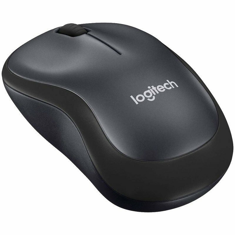 Мышь беспроводная Logitech M185, темно-серый, 2btn+Roll 910-002238