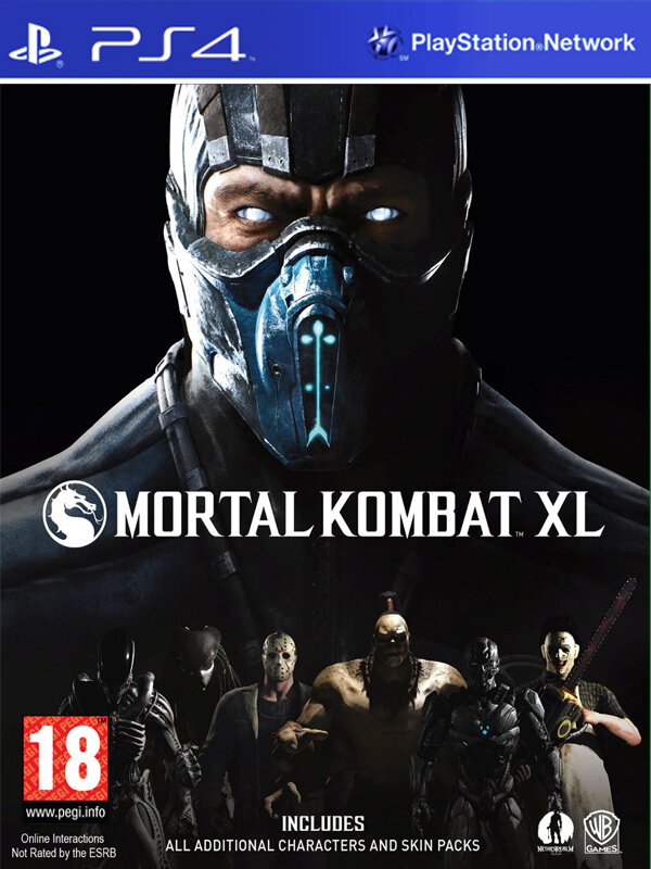 PlayStation Игра Mortal Kombat XL (русские субтитры) (PS4)