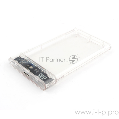 USB 3.0 Внешний корпус 2.5"" Sataiii Hdd/ssd AgeStar 3UB2P4 (transparency) пластик, прозрачный 17312