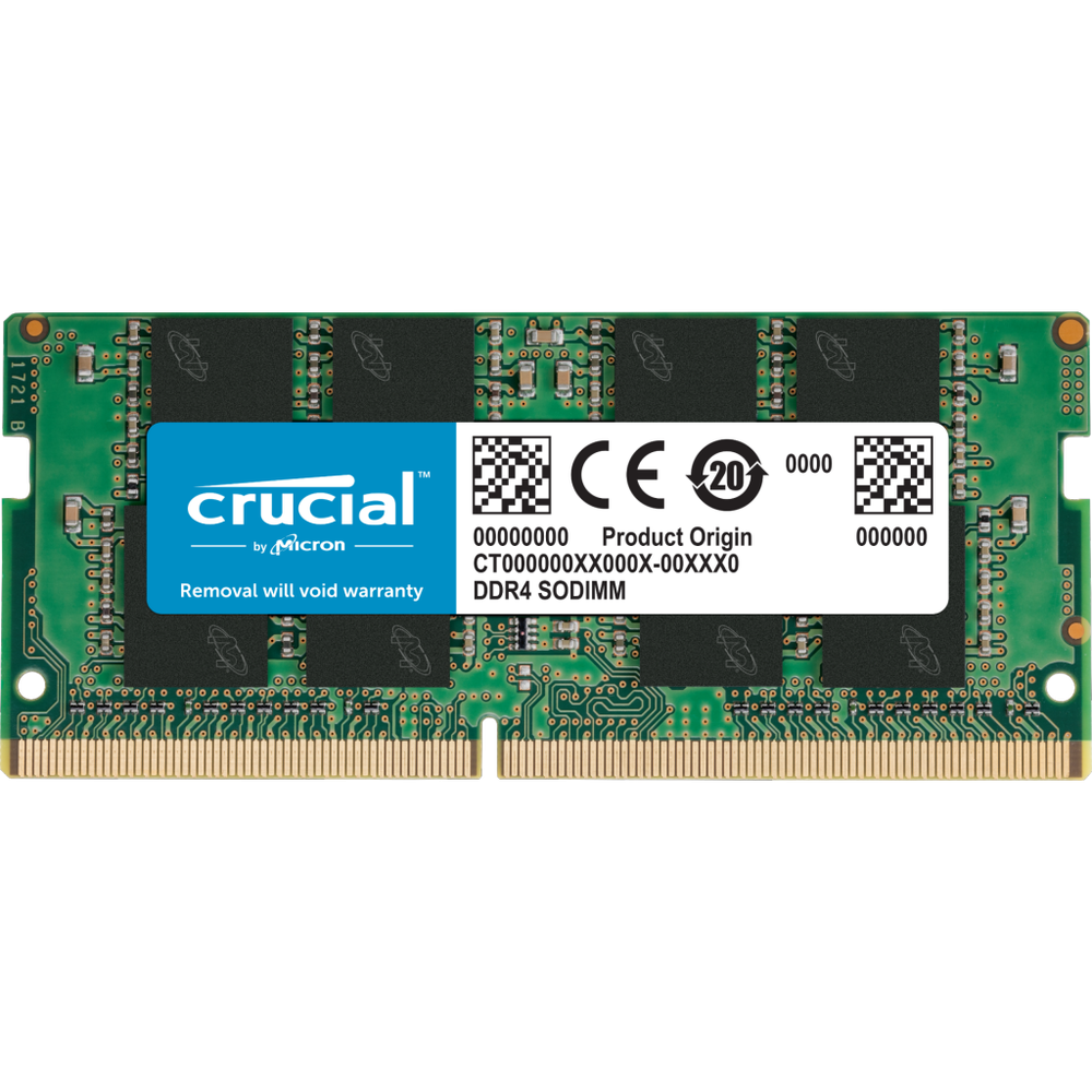 Модуль памяти SO-DIMM DDR4 8Gb PC25600 3200Mhz Crucial (CT8G4SFRA32A)