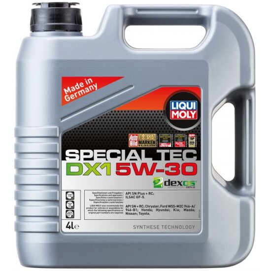 Моторное масло LIQUI MOLY Special Tec DX1 5W-30 синтетическое 4 л