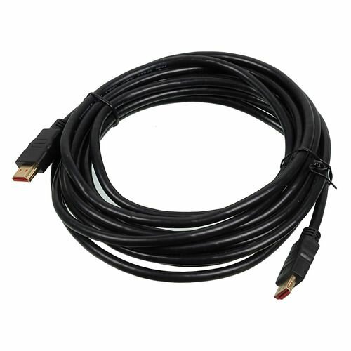 Кабель аудио-видео Buro HDMI1.4 HDMI (m)/HDMI (m) 5м. Позолоченные контакты черный (BHP HDMI V1.4 5M LOCK)