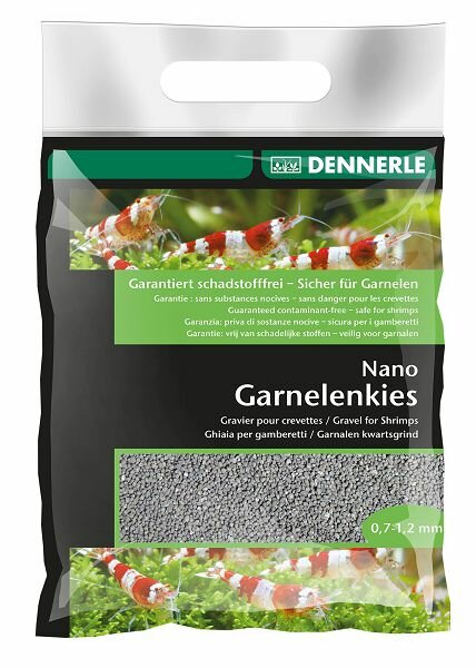 Dennerle Грунт Dennerle NANO GRAVEL, темно-серый, 2 кг