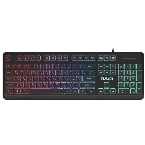 Клавиатура игровая Defender GK-778DL Raid, RGB подсветка, кабель 1.5 м