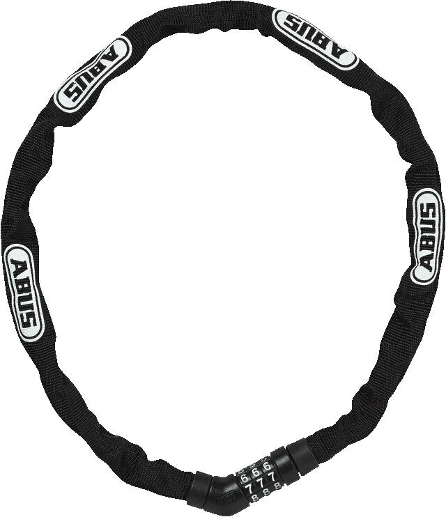 Цепь с замком для велосипеда Abus Steel-O-Chain 4804C/75 (Черный / Темный)