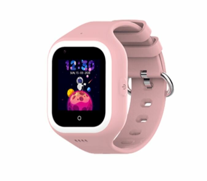 Для детей Wonlex Детские умные часы Smart Baby Watch Wonlex KT21 GPS, WiFi, камера, 4G розовые (водонепроницаемые)