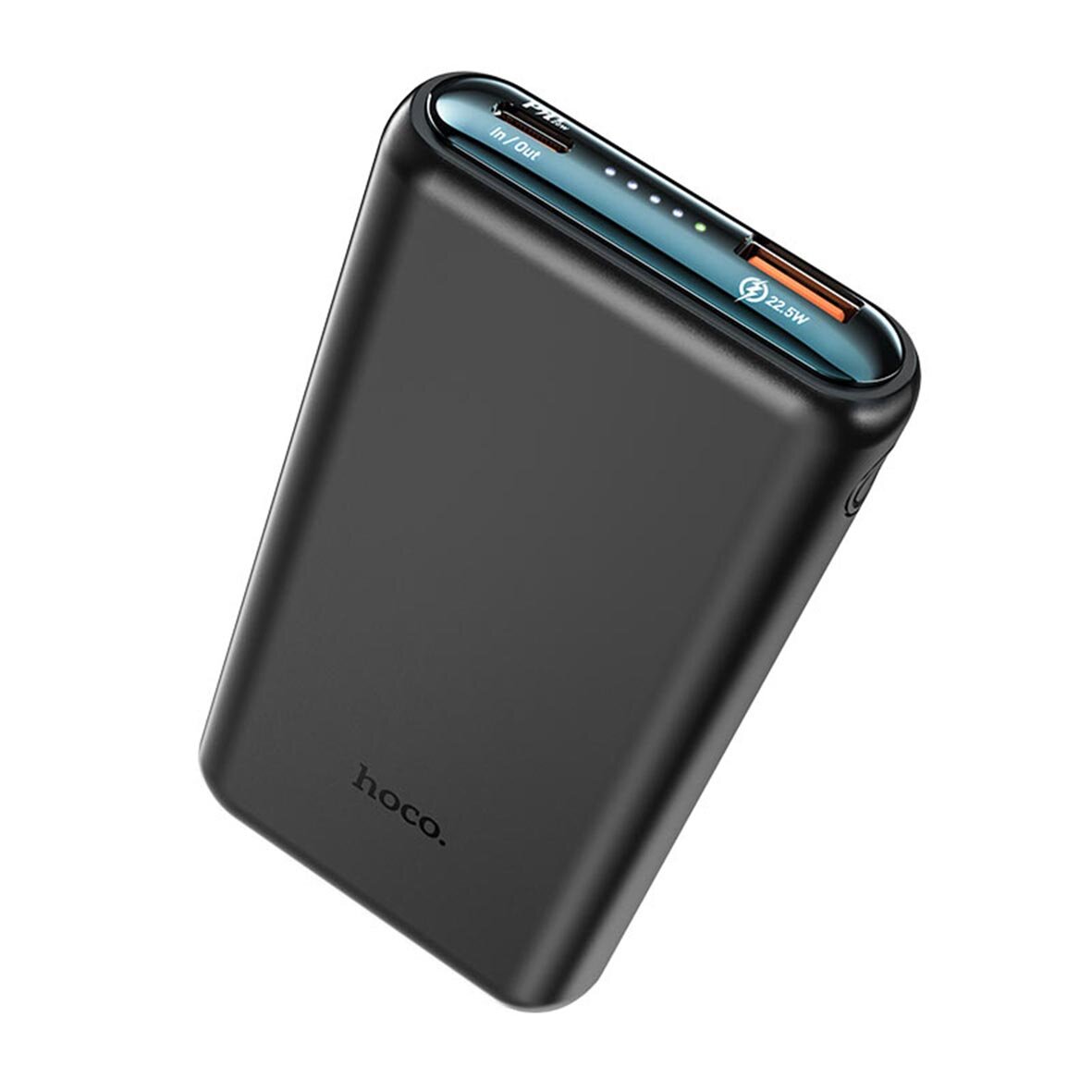 Внешний аккумулятор Powerbank HOCO Q1 Kraft быстрая зарядка QC3.0, USB-A 22,5W (10000mAh), черный