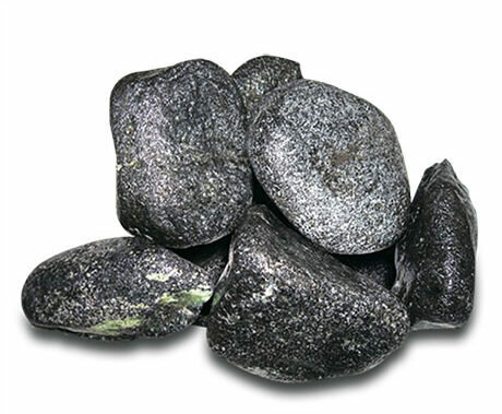 Камень для бани обвалованный Хромит (срок службы 5 лет, ведро, 10 кг)