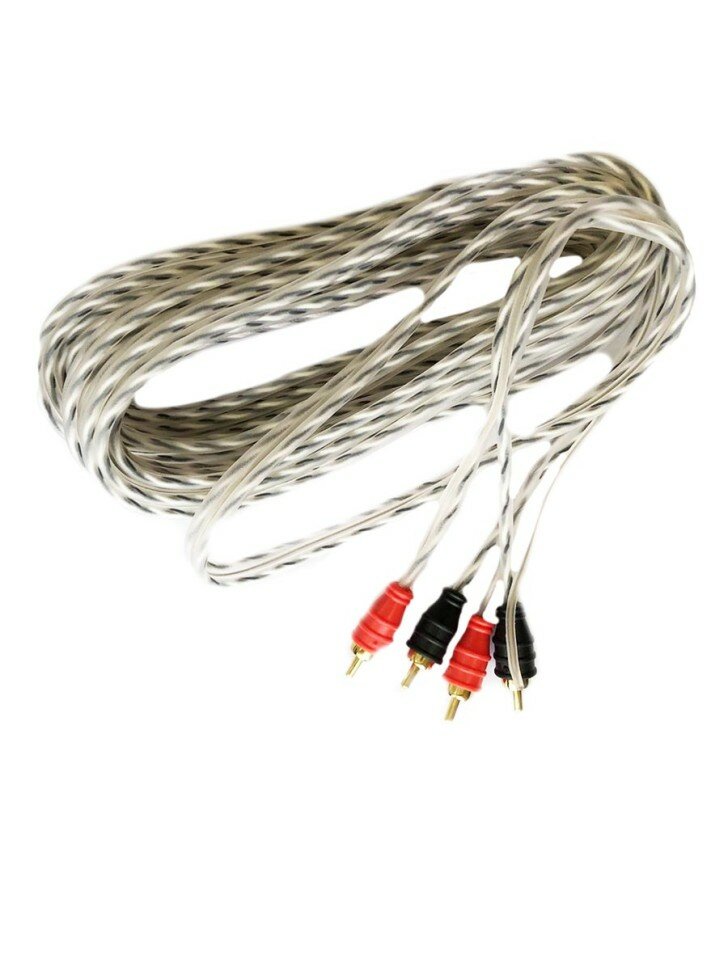 фото Межблочный RCA кабель с двойной изоляцией 2RCA-2RCA TAKARA TRG 5.2 (5м)