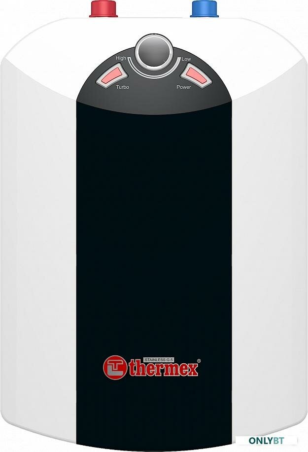 Накопительный электрический водонагреватель Thermex IBL 15 U, белый/черный