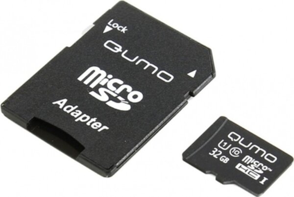 Память microSD 32Gb QUMO QM32GMICSDHC10NA .