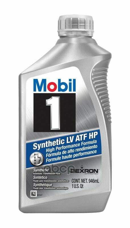 Масло Для Акпп Mobil 1 Synthetic Lv Atf Hp, 0.946Л Mobil арт. 124715