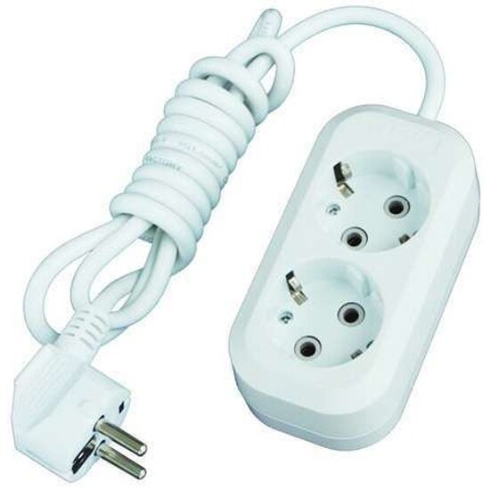 фото Удлинитель Universal 2х7м с заземл. 10А IP20 Е-302 ПВС 3х1 АБС-пластик, 9631975