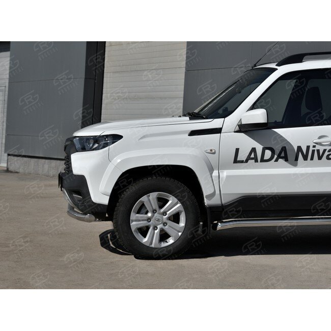 LADA NIVA TRAVEL 2021- Защита переднего бампера d63 секции LNTZ-003559 LNTZ-003559