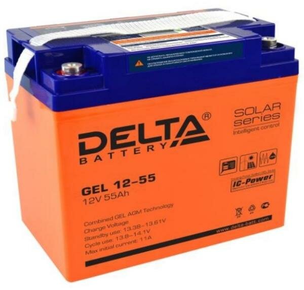 DELTA Аккумулятор Delta GEL 12-55