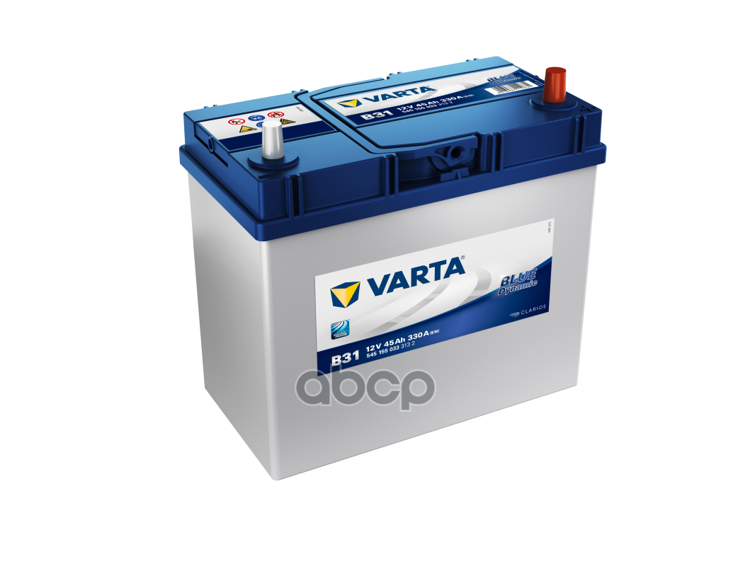 Аккумуляторная Батарея Blue Dynamic [12V 45Ah 330A B00] Varta арт. 545155033