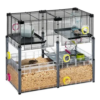 Многоэтажная клетка MULTIPLA HAMSTER CRYSTAL для хомяков И мышей С аксессуарами