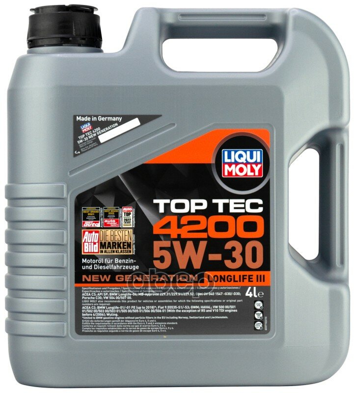 LIQUI MOLY Top Tec 4200 5W-30 4L