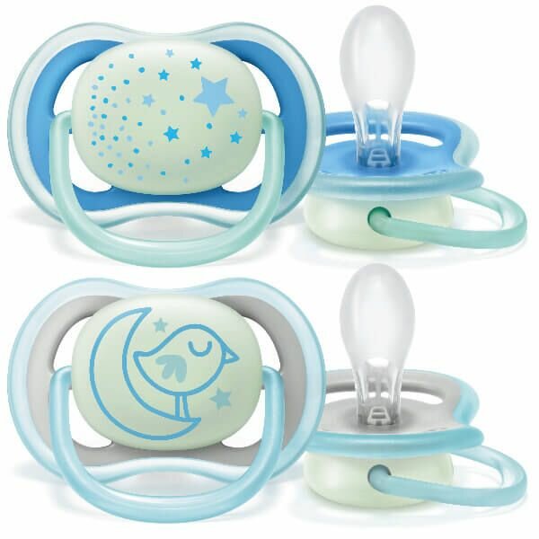 Пустышка Philips Avent серии Berry Nighttime для мал., 6-18 мес., 2 шт. SCF376/21