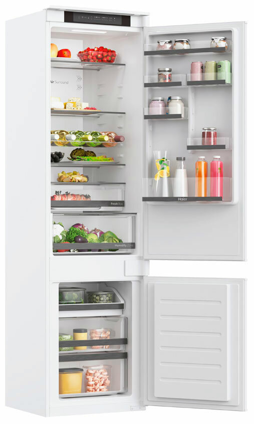 Встраиваемый двухкамерный холодильник Haier HBW5519ERU - фотография № 3