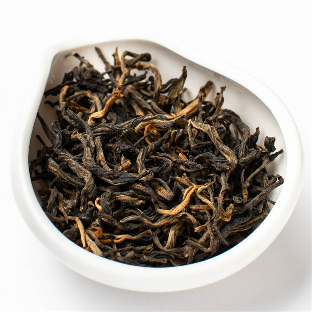 Чёрный (китайский красный) чай "Дянь Хун Мао Фэн Премиум" (ворсистые пики) 50 гр - фотография № 2