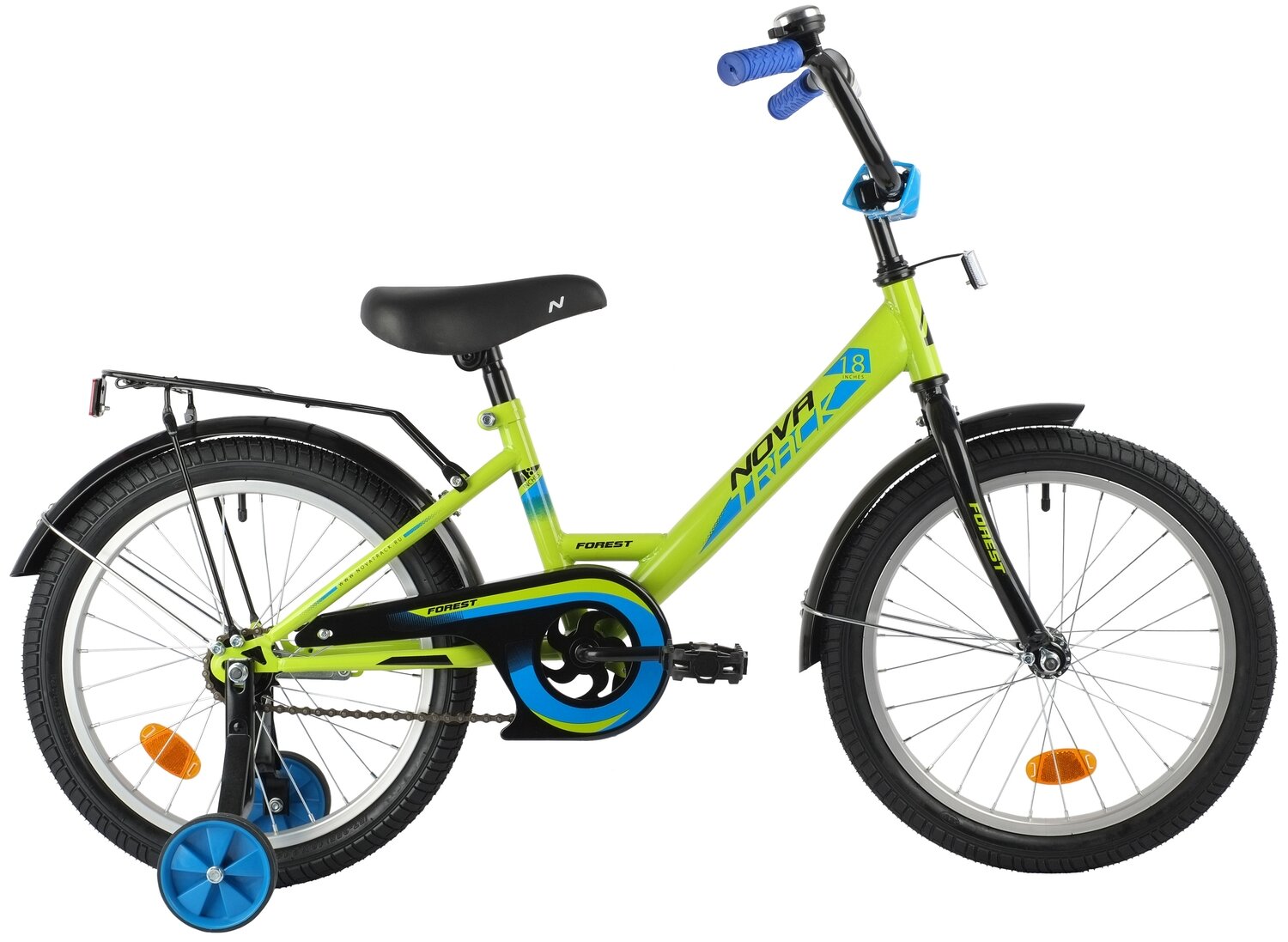 Детский велосипед Novatrack Forest 18 (2021) Зеленый