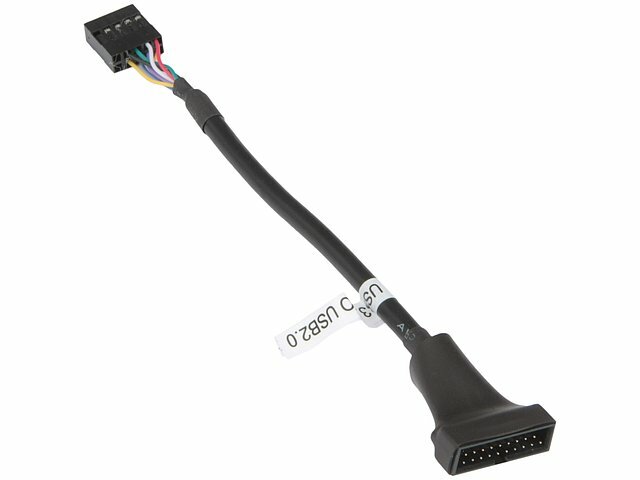Кабель-переходник Espada Кабель-переходник USB2.0(внутр.)(F)->USB3.0(внутр.) Espada EPOW10pin20pin (0.15м)