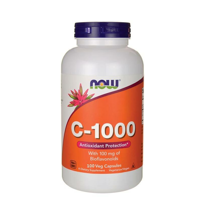 Now foods Vitamin C-1000 with 100 mg of Bioflavonoids 100 vcaps