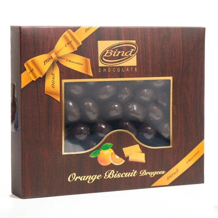Шоколадное драже "Бисквит в шоколаде" со вкусом апельсина, 100 г 9519802 - фотография № 2